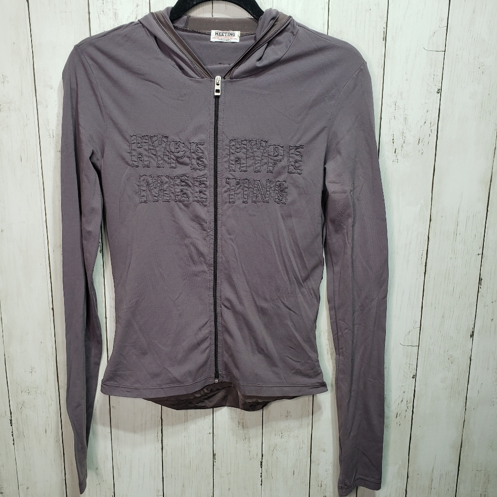 Hype Hype Meeting Athletic Full Zip Hoodie size XL